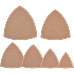 BENECREAT Pottery Molds for Clay, 6 Size Triangle Ceramic Molds, Slump Pottery Plate Forming Tools, Ceramic Bowl Molds for Dish Plate Handbuilding