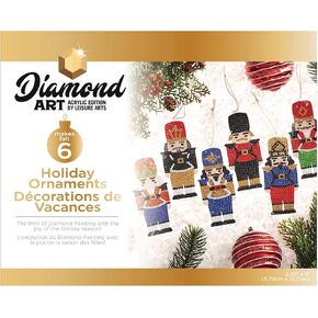 فن الماس من الفنون الترفيهية الحلي أكريليك الحلي Nutcracker - أزمة فن عيد الميلاد الاحتفالية للبالغين لإنشاء حلي عيد الميلاد الفريدة وحرف العطلات