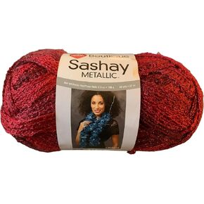 RED HEART Boutique Sashay Metallic Yarn, Rubies