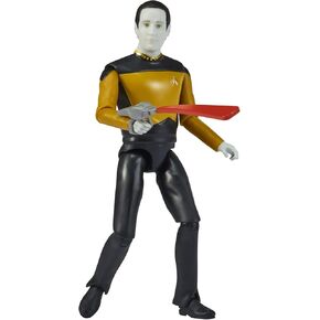 Star Trek Playmates Toys Universe: 5" Lt. Commander Data “Next Generation" Action Figure with Accessories, Multi