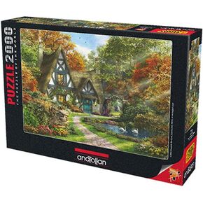 لغز الأناضول - The Autumn Cottage ، 2000 قطعة Jigsaw Puzzle ، #3936
