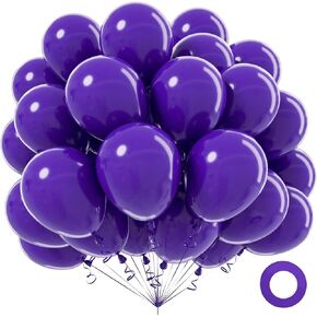 البالونات الوردية الساخنة ، 100pcs 12 بوصة البالونات اللاتكس الوردي الزاهية جولة بالونات الهيليوم لعيد عيد ميلاد عيد الحب زفاف الطفل الذكرى الذكرى السنوية