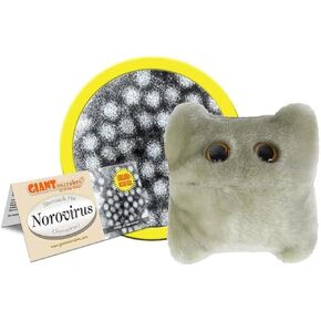 Giantmicrobes Norovirus Plush - تعرف على علم الأحياء والميكروبات والصحة مع هذه الهدية التعليمية الممتعة للأصدقاء والعائلة والأطباء والممرضات والعلماء والمعلمين وخبراء الصحة العامة