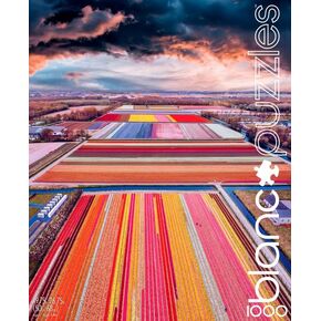 ألعاب Buffalo - Blanc - Kristina Makeeva - Infinity Fields of the Horellands - 1000 قطعة بانورامزو للألغاز للبالغين - اللغز المثالي لليالي اللعبة - الحجم 26.75 × 19.75