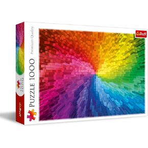 Trefl Lradient 1000 قطعة Jigsaw Puzzle Red 27 "X19" طباعة ، أحجية DIY ، المرح الإبداعي ، بانوراما كلاسيكية للبالغين والأطفال من 12 عامًا