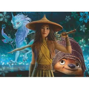 Ravensburger Disney Raya و The Last Dragon 200 قطعة Jigsaw Puzzle for Kids - 12931 - كل قطعة فريدة من نوعها ، وتناسبها معًا تمامًا