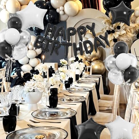 Paready Pastel Rainbow Happy Birthday Balloon Banner, 29PCS 16 Inch Mylar Foil Letters Letter Banner Sign, Macaron Colorful Latex Balloons 18 Inch Star Heart Foil Balloon for Women Girls Party Decor in Kuwait