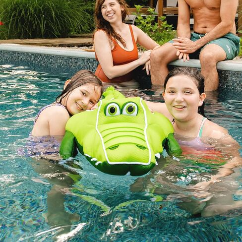 Big Joe Pool Petz Small Crab No Inflation Needed Animal Floating Pool Toy, Crab Shape Mesh, Quick Draining Fabric, Need Dims in Kuwait