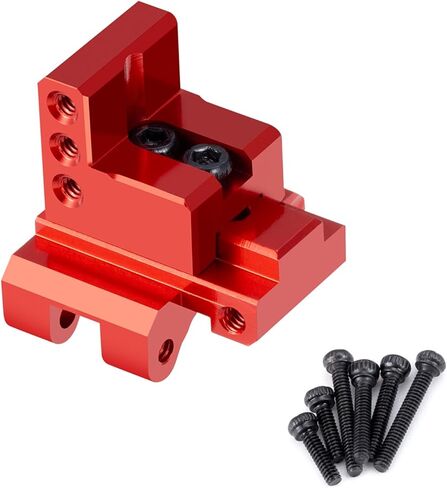 RCLIONS قابلة للتعديل قابلة للارتباط الخلفي MOUNT Aluminium Link Bracket for AXIAL SCX24 DEADBOLT AXI90081 C10 GANDIAR BRONCO PRODRADES (RED) in Saudi Arabia