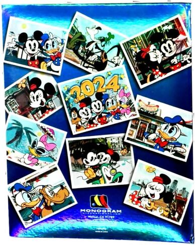 7STAR Mouse & Friends 2026 Photo Album, 8.75" x 7", Holds 100 Photos 4x6, Horizontal Slip-In Pockets, Self-Adhesive Scrapbook Album for Family, Wedding, Baby & Vacation Memories in Kuwait