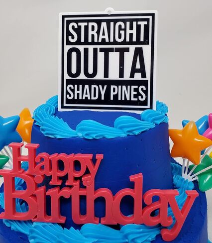 Golden Girls تحت عنوان Cake Topper - Straight Outta Shady Pines (تصميم فريد) in Saudi Arabia