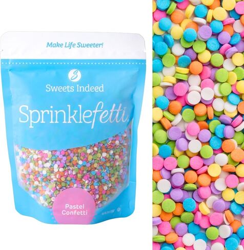 Sweets Indeed, Sprinkles, Bulk, 10 ounce, Edible Sprinkle Mix, Perfect for Cake Decorations, Baking, Ice Cream, Cookies, Cupcake Topper (Candy Eyeballs) in Saudi Arabia