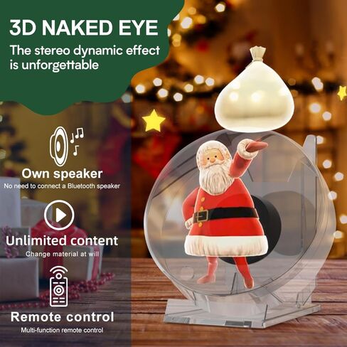 3D Hologram fan-Hologram fan 2000*1444PX Resolution 722 pcs HD LED Beads -Holographic Video Advertising Projector Support APP+Bluetooth Audio+WIFI (24.4 inch 16G) in Kuwait