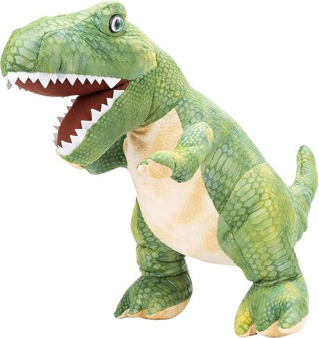 ديناصور عملاق محشو بالحيوان ، T rex Plush Toy ، 22 '' Tyrannosaurus حيوان محشو للأولاد هدايا الأطفال ، الأخضر in Kuwait