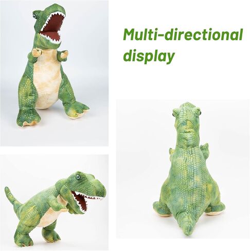 ديناصور عملاق محشو بالحيوان ، T rex Plush Toy ، 22 '' Tyrannosaurus حيوان محشو للأولاد هدايا الأطفال ، الأخضر in Kuwait