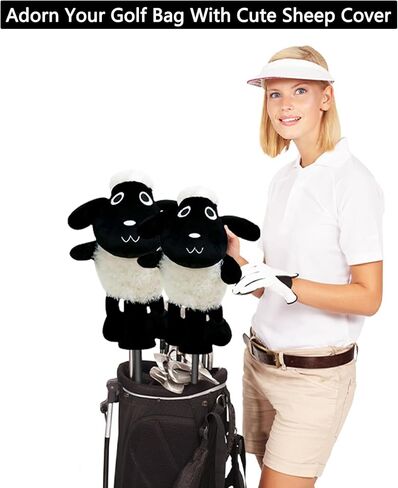 LeFeng Animal Golf Headcovers, Funny Golf Head Covers Collection for Driver and Fairway Wood, Cute and Soft Golf Club Protector in Kuwait