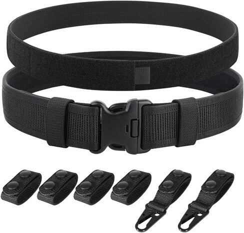 KRYDEX Duty Belts Law Enforcement 2 Inch Police Belt Heavy Duty Belt with Belt Keepers in Kuwait