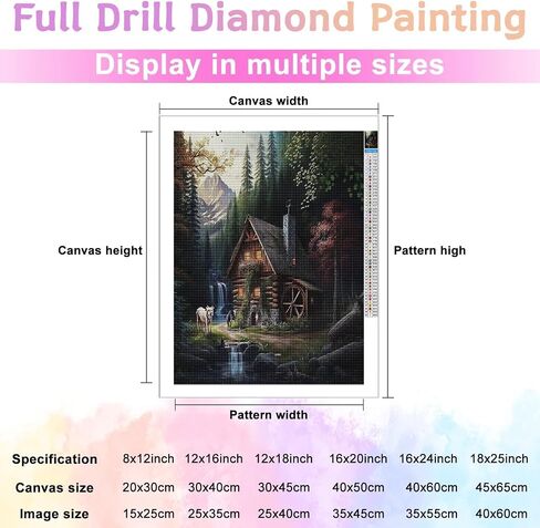 Champi 5D DIY Wolf Diamond Painting by Numbers Kit, Wolf Dream Catcher Diamond Art Kit for Adults, Great for Wall Decor and Gifts 12x12 inches in Saudi Arabia