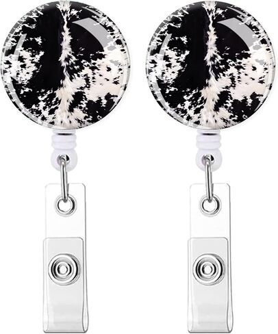 2 حزمة قابلة للسحب شارة شارة لطيف شارة شارة كليب حاملي بطاقة هوية لمكتب طالب عامل المعلم الممرضة (الذئب) in Kuwait