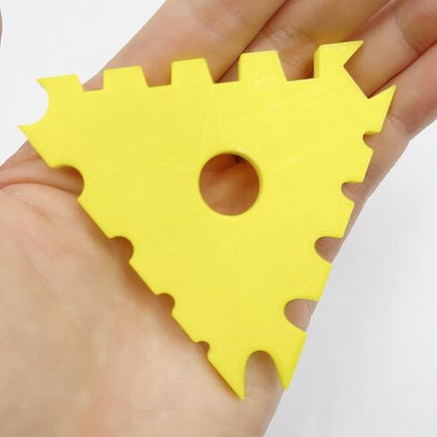 Pottery Rib, Rim Shaper, Pottery Tool, PLA+ 3D Print, Shape Guide, Pop Shape Tools (Triangle A) in Saudi Arabia