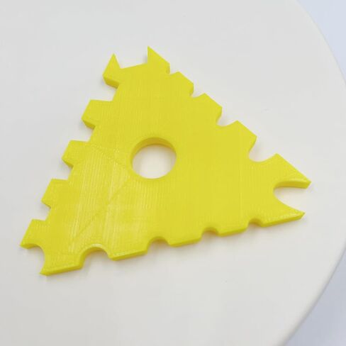 Pottery Rib, Rim Shaper, Pottery Tool, PLA+ 3D Print, Shape Guide, Pop Shape Tools (Triangle A) in Saudi Arabia