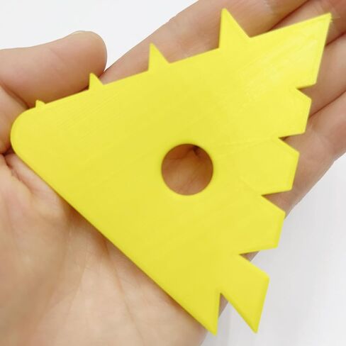 Pottery Rib, Rim Shaper, Pottery Tool, PLA+ 3D Print, Shape Guide, Pop Shape Tools (Triangle A) in Saudi Arabia