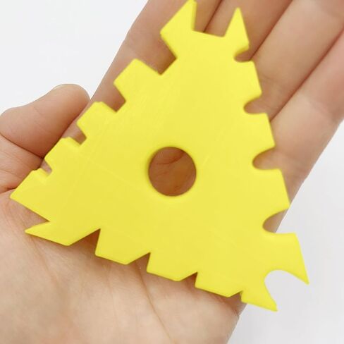 Pottery Rib, Rim Shaper, Pottery Tool, PLA+ 3D Print, Shape Guide, Pop Shape Tools (Triangle A) in Saudi Arabia