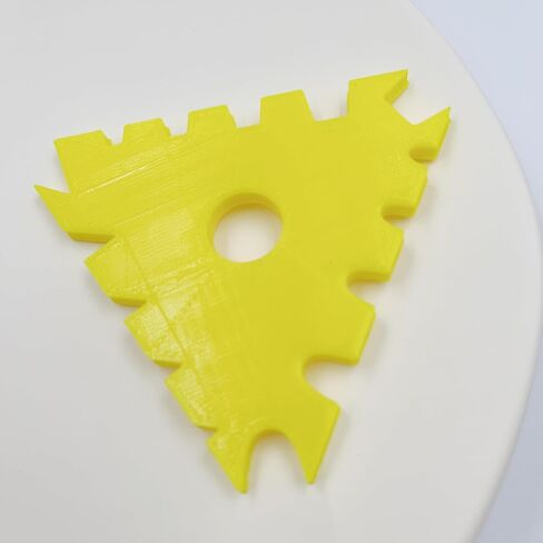 Pottery Rib, Rim Shaper, Pottery Tool, PLA+ 3D Print, Shape Guide, Pop Shape Tools (Triangle A) in Saudi Arabia