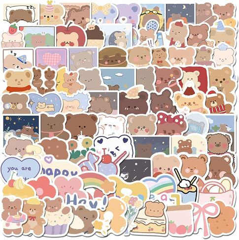 Kawaii Stickers, Anime Stickers, Cute Stickers Pack Kids Waterproof Sticker Aesthetic Vinyl Stickers, Skateboard Stickers for Teens Girls Kids (ins style02) in Saudi Arabia