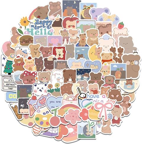 Kawaii Stickers, Anime Stickers, Cute Stickers Pack Kids Waterproof Sticker Aesthetic Vinyl Stickers, Skateboard Stickers for Teens Girls Kids (ins style02) in Saudi Arabia