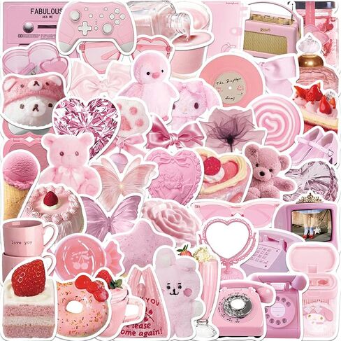Kawaii Stickers, Anime Stickers, Cute Stickers Pack Kids Waterproof Sticker Aesthetic Vinyl Stickers, Skateboard Stickers for Teens Girls Kids (ins style02) in Saudi Arabia