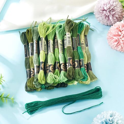 خيط تطريز Kissitty 24 Skeins سوار الصداقة السلسلة عبر خيوط غرزة حمراء خيوط اللون الأحمر لسلسلة الفنون الحرف اليدوية التطريز خياطة اللحف بالملابس زينة الشعر in Saudi Arabia