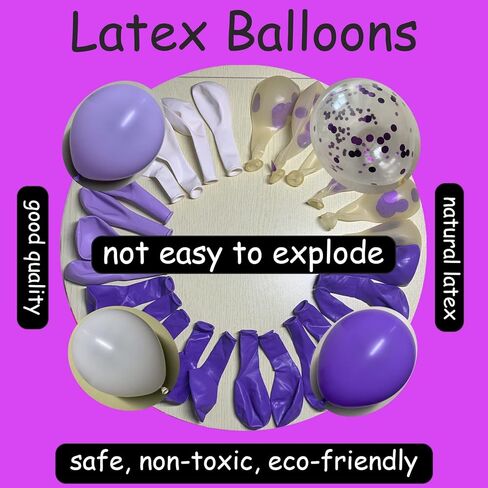 16th Birthday Decorations for Girls, Purple 16 Happy Birthday Balloons Supplies Including Purple Happy Birthday Banner, Purple 16 Number Balloons, Purple Pink Star Streamers, Hanging Swirls in Kuwait