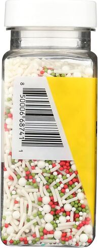 Supernatural Rainbow Nonpareils, Dye-Free Natural Sprinkles, Soy-Free, Gluten-Free, Vegan, Made in USA, 3oz in Saudi Arabia