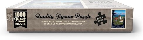MyPuzzle Switzerland, Vintage Travel Poster - Premium 1000 Piece Jigsaw Puzzle for Adults in Saudi Arabia