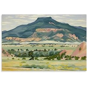 Jigsaw Puzzle 1000 قطعة للبالغين Georgia O'Keeffe My Front Fride ، ملصقات فنية صيفية ملصق Art Poster Scroll Picture Decor Room Decor