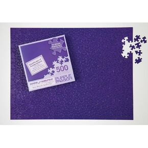 Bits and Pieces - 500 Piece Jigsaw Puzzle for Adults - 18" x 24" - Purple Passion - 500 pc Impossible Puzzle Challenging Jigsaw Family Activity