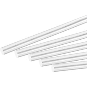 MECCANIXITY Aluminum Solid Round Rod 12mm Diameter 300mm Length Lathe Bar Stock for DIY Craft Pack of 2Pcs in Kuwait