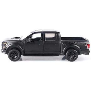 Diecast Model Car متوافقة مع Motormax 1:24 2017 Ford F -150 Raptor -Mijo Exclusives (Matte Black) 79344mtBK
