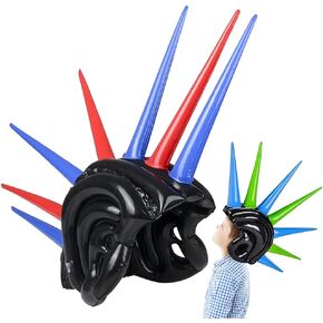 ArtCreativitive Mohawk تضخيم ، 1 ٪ ، Propable Mohawk Prop ، 22 بوصة ملحق أزياء الهالوين ، حفل سباحة لحفلة ، ملحقات ملحقات للفتيات والفتيان