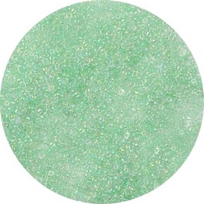 10000pcs 2mm Bright Green Glass Round Seed Beads for DIY Craft Projects