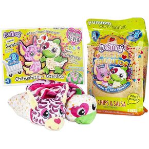 Cutetitos Taste Budditos Milk & Cookies - 2 Collectible Plush Mini Animals - Ages 3+ - Series 1 - Great Gift for Girls and Boys