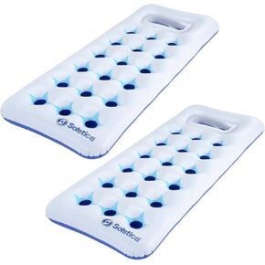 Solstice Aqua Window Floating Mattress for Swimming Pools, 2-Pack