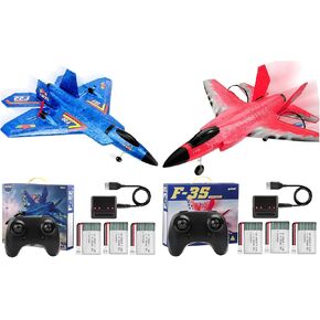 RC Plane F22 Raptor و F35 Lighting II مع Smart Gyro for Kids Gift سهلة الطيران