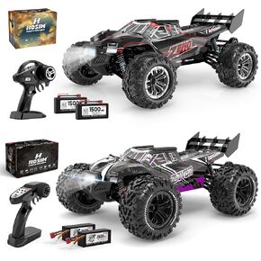 Hosim 1/10 48+KMH Remote Control Car & 1/10 Brushless 68+Km/h Remote Control Car for Adults