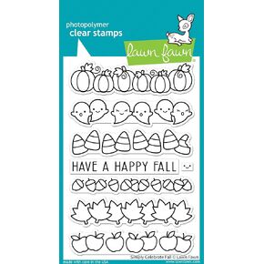 Lawn Fawn LF2932 Simply Celebrate Fall 4X6 Clear Stamp Set