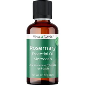 Viva Doria 100% Pure Moroccan Rosemary Essential Oil, Undiluted, Food Grade, 30 mL (1 Fluid Ounce)