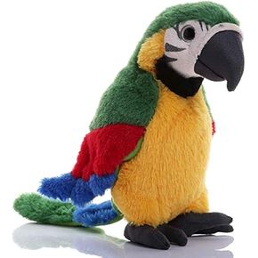 Clobeau Talking Parrot Toy Macaw Parrot Plush Toys Toys Animal Plush Toy كرر ما تقول