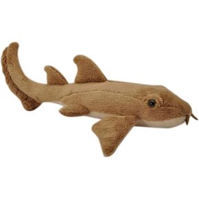 The Petting Zoo Nurse Shark plushie plushie ، هدايا للأطفال ، وحيوانات المحيط البرية ، والقرش الفخمة 20 بوصة
