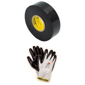 شريط كهربائي 3M Scotch Super 33+ - 3/4 بوصة × 52 قدم، فينيل عالي الجودة مناسب لجميع الأحوال الجوية، مقاوم للتآكل والرطوبة والتآكل والقلويات - أسود، 1 لفة